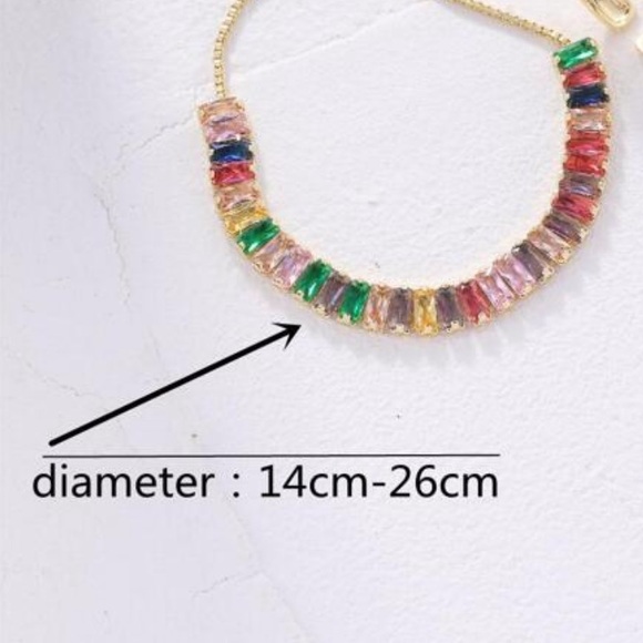 Colorful Tennis Bracelet - Picture 3 of 4